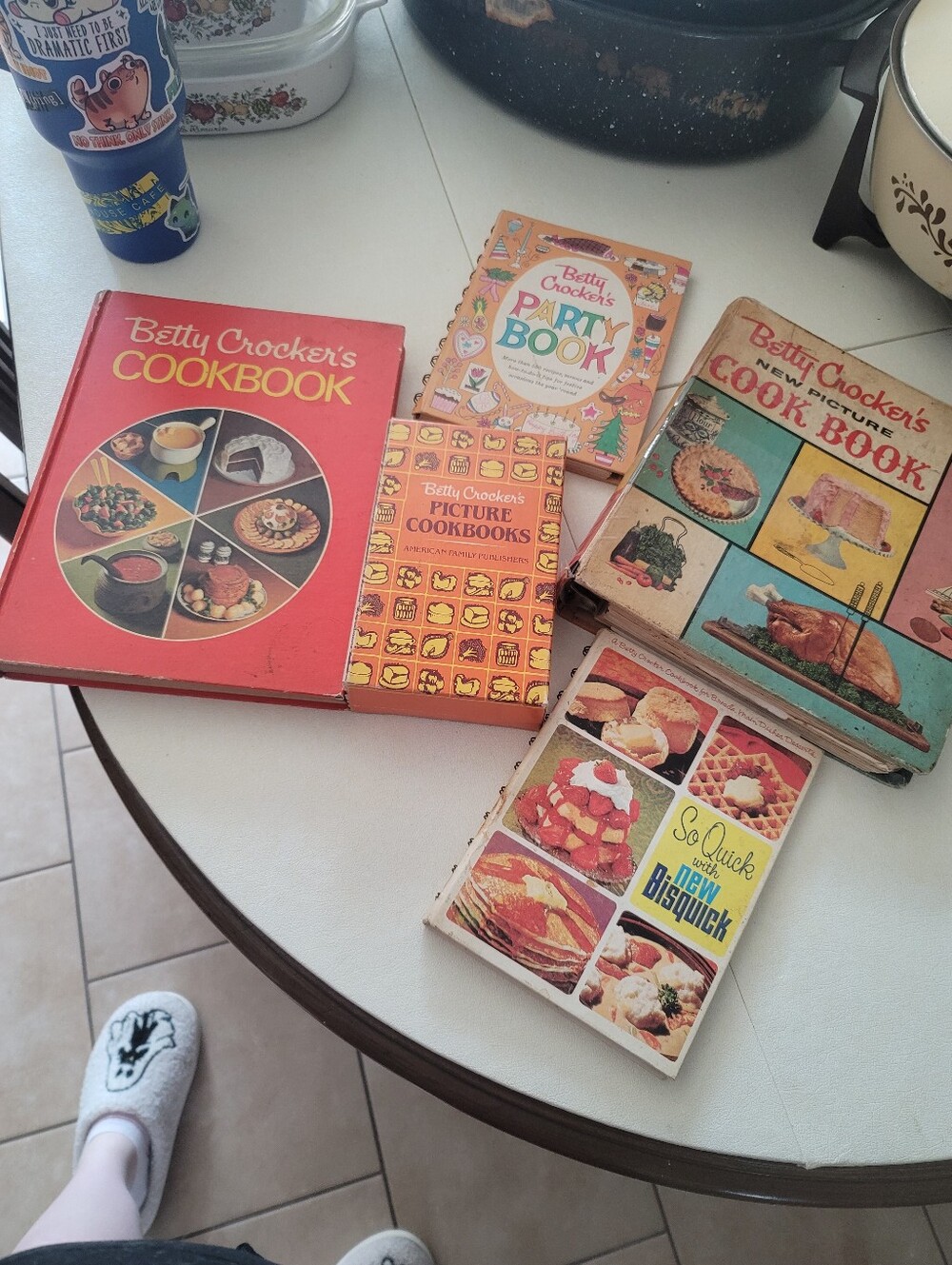 Vintage Betty Crocker Cookbook Collection - Rare 1961 New Picture & 1969 Red Pie